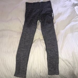 ombré seamless leggings - black/light grey